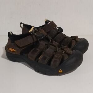 Keen Kids Newport H2 leather waterproof sport sandals sz 1